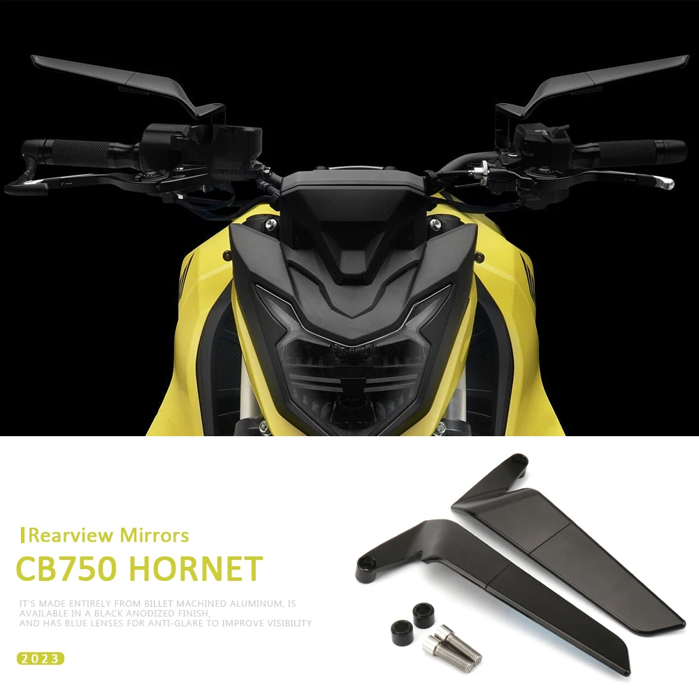 

New CB750 Hornet 2023-2026+ Mirror Motorcycle Accessories 360° rotation Side Rearview Mirrors For Honda CB 750 HORNET