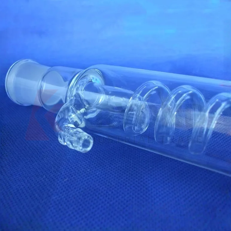300mm 24/29 Graham Condenser with Coiled Inner Tube Standard Ground Mouth for Distillation Unit Original Product