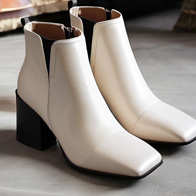 Bottines à bout carré pour femme : mode d’emploi style
