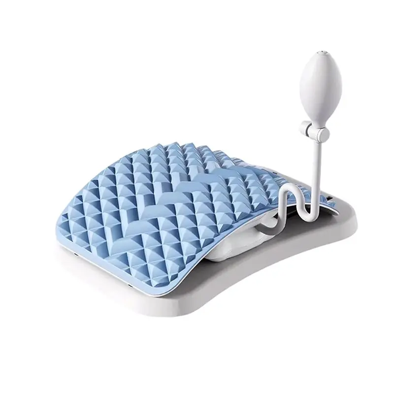 A96K-Pneumatic For Lower Back Pain Relief-Stepless Air-Adjustable Back Stretcher With Lumbar Support Board Extra-Wide Panel