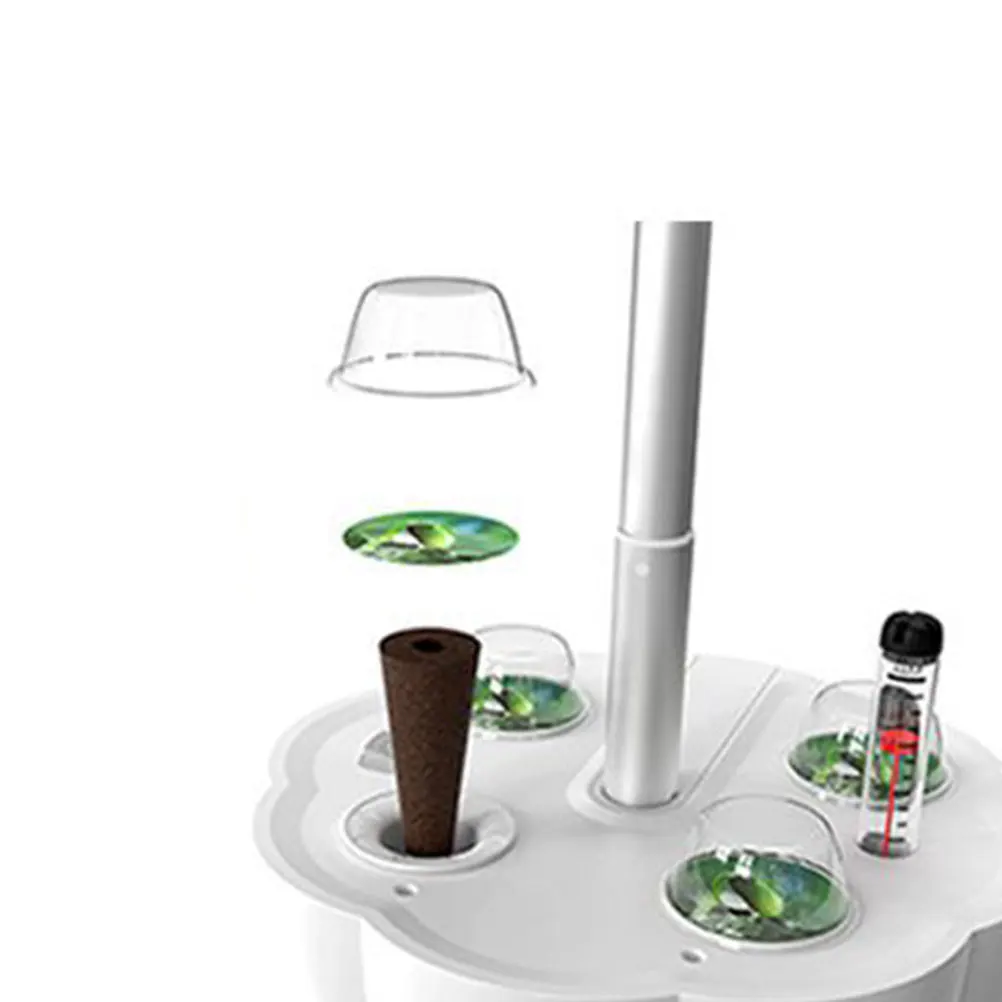 

1Set Seed Germination Basket Kit Transparent Insulation Lids Labels Indoor Hydroponic Growing System Balcony Garden Supplies