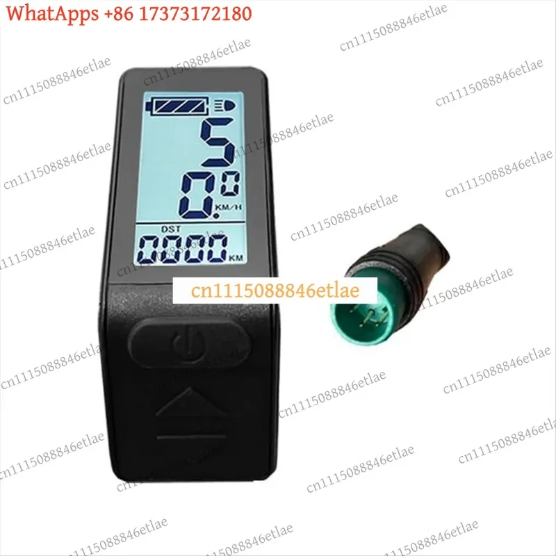 k3 E-Bike LCD Display KT-LCD4 EN15194 Certified IP67 Waterproof V2.3 Protocol Max 48V Black Not OEM Compatible Bafang