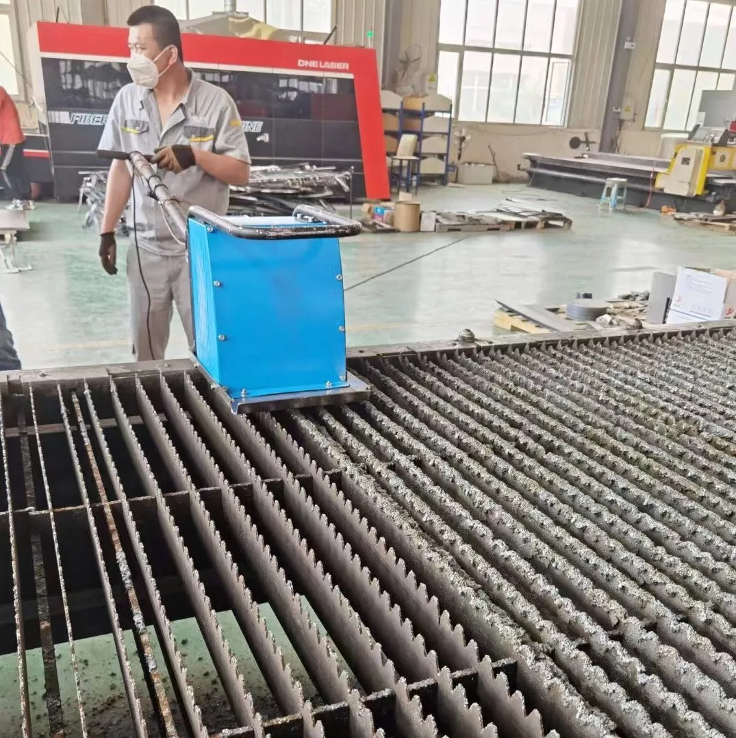 Laser Air Cutting Equipment Sword Grid Platform Welding Slag Slag Quick Cleaning Machine
