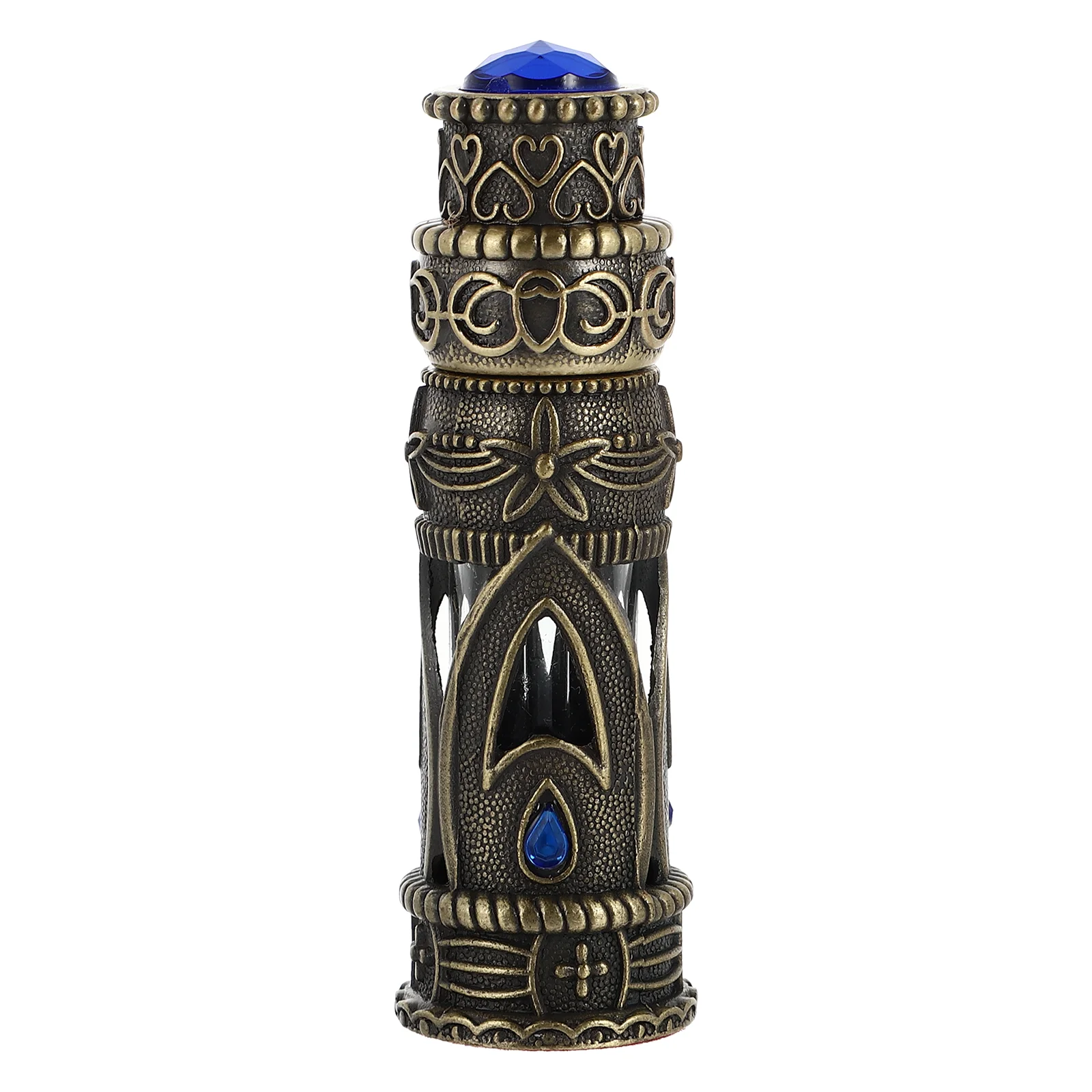 

Dubai Perfume Bottle Liquid Middle East Essence Sub-bottle Alloy Glass Fillable Travel Essential Oil