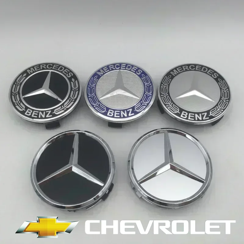 

20pcs 3D 75mm For Car emblem Wheel hub Center Cap Badge covers sticker Decals Styling accessories