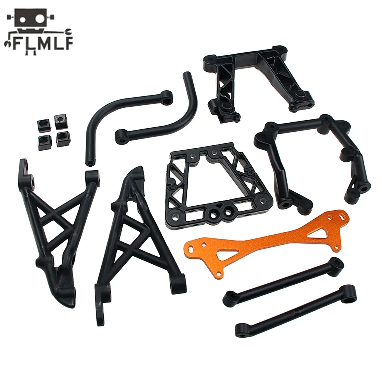 Rc Car Rear End Parts/Bulkhead/Shock Tower/Shock Mount Plate for 1/5 HPI ROFUN BAHA ROVAN KM BAJA 5B SS Truck Parts