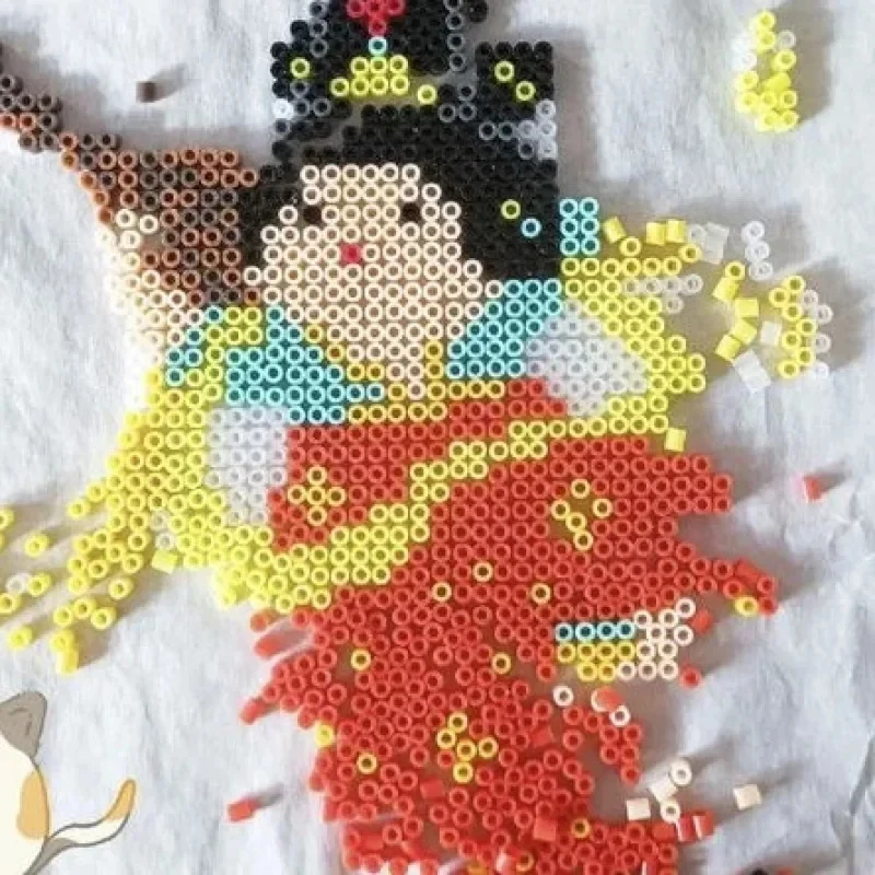 2.6mm Perler Fuse Beads 3000 Pieces Children Pixel DIY Handicraft Entertainment Bead Set Mini Craft Beads