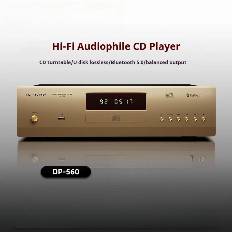 

DP560 CD player high fidelity disc Bluetooth HiFi music player