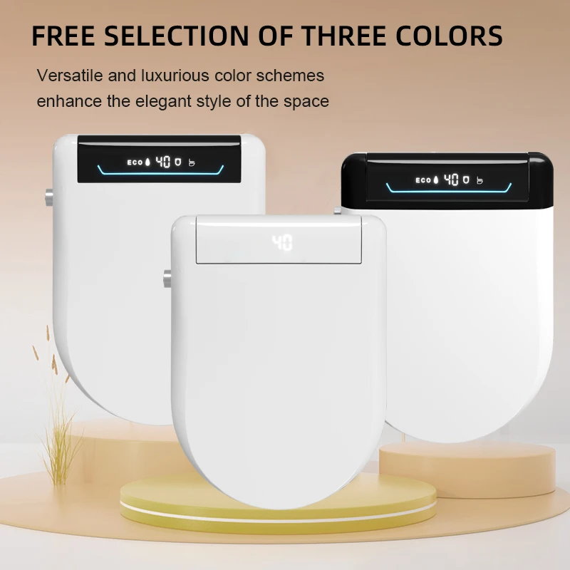 2026 new electronic heating automatic intelligent U-shaped smart toilet with automatic lid opening function