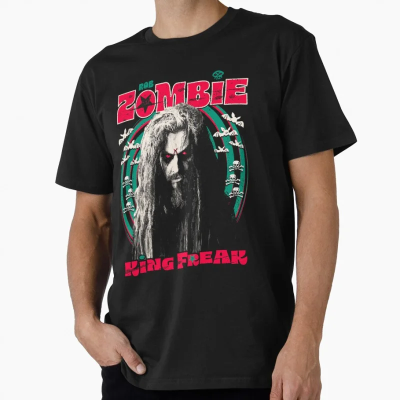 

Retro Halloween Man Vintage Music Movie Horror 90s heavy metal rob zombie gift T-shirt for men large size Tops