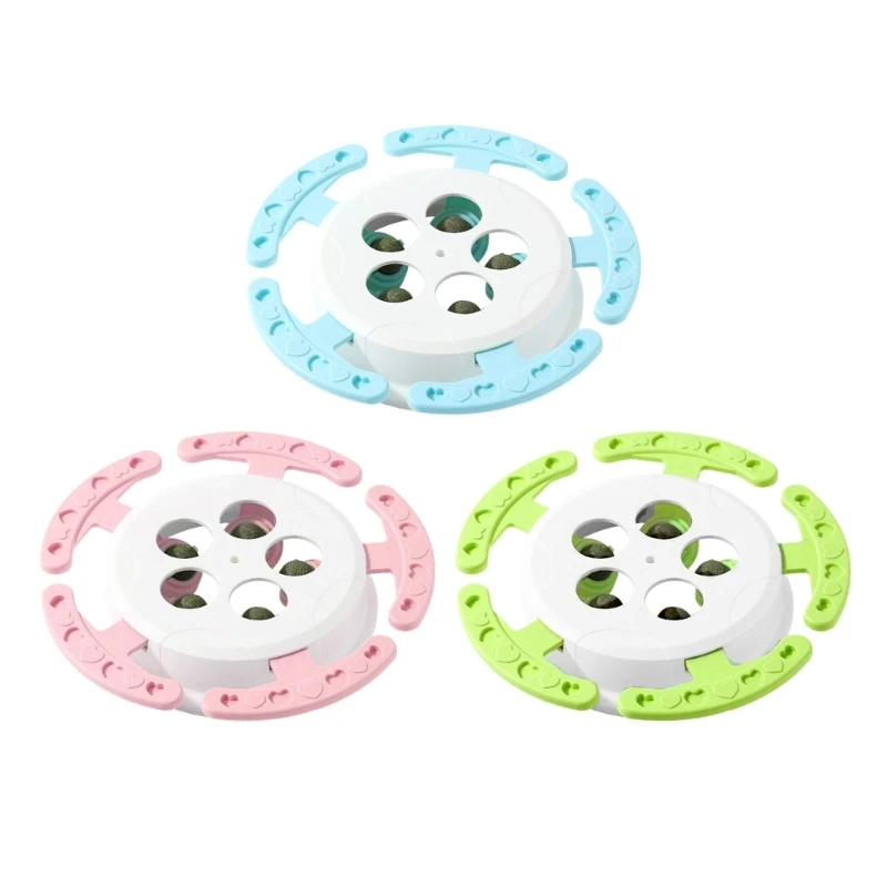 Indoor Cats Entertainment Puzzle Toy Treat Hiding Game for Cats Anxiety Reduce Cats Exercising Enrichment Activity Cats Mint