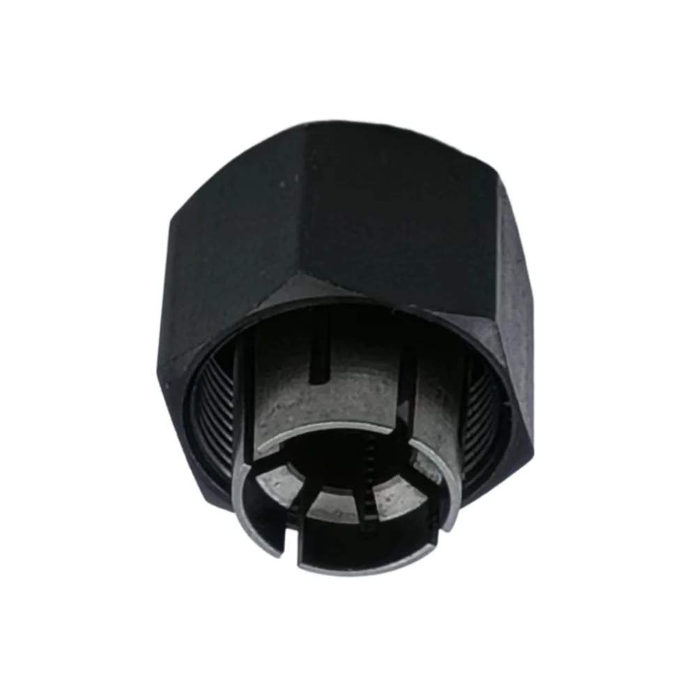 1/4 Inch Router Collet Nut NA613028 Metal Chuck Replacement Part For DCW620NT Plunge Router Power Tool Accessories Black
