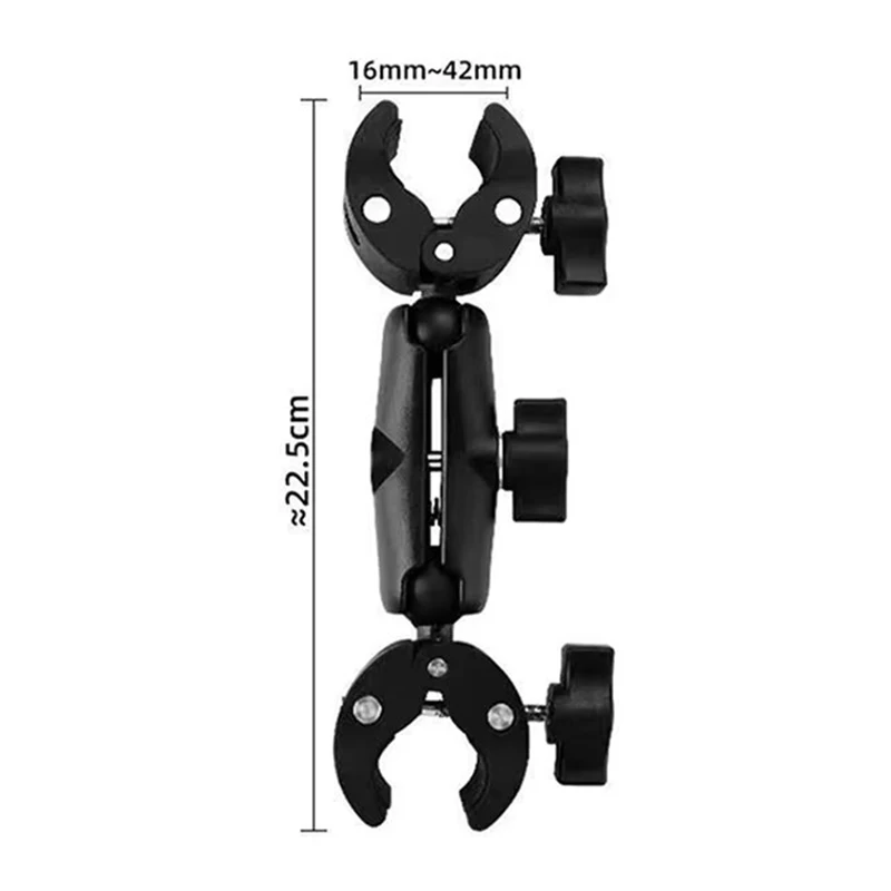 Radfahren Motorrad Clip Quick Release Magic Arm 360 ° Superklemme aus Aluminiumlegierung für Kamera GoPro Action Kamera
