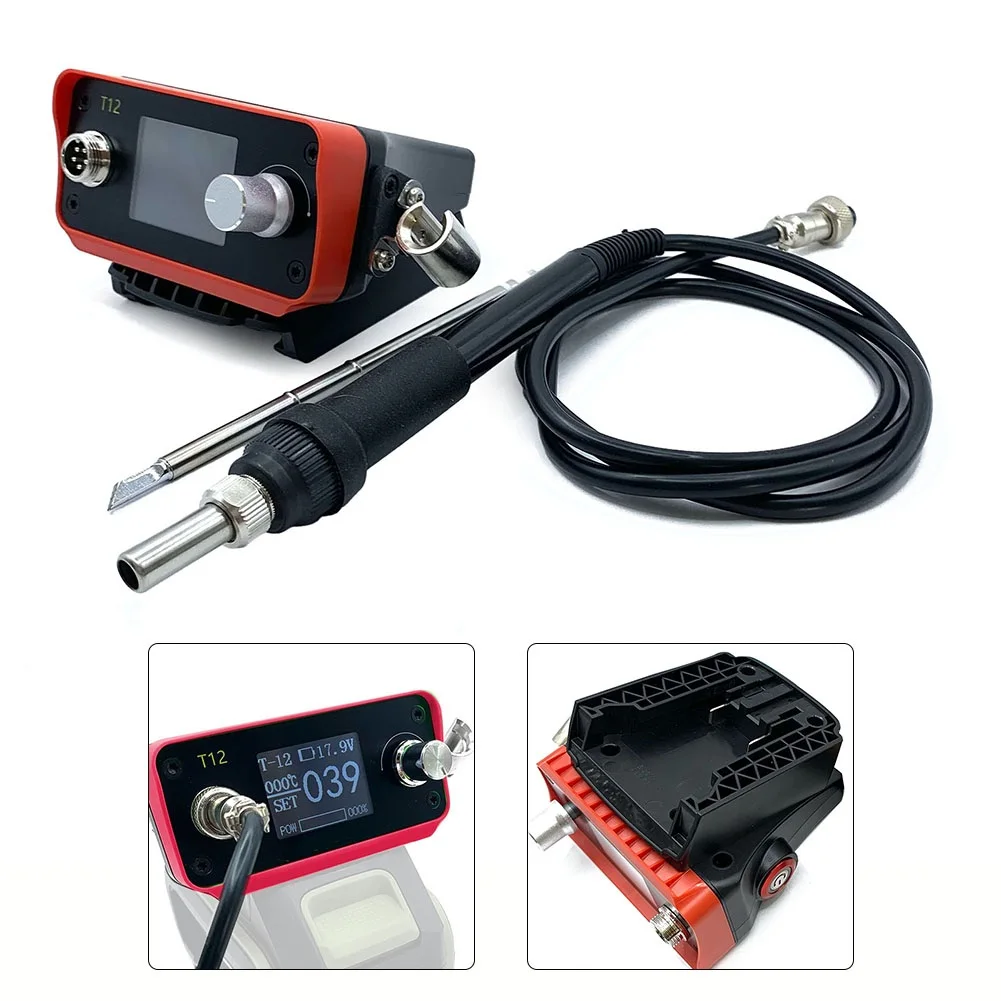 Advanced T12 Cordless Soldering Station Easy to Read Display and User Friendly Operation for Enhanced Soldering Experience