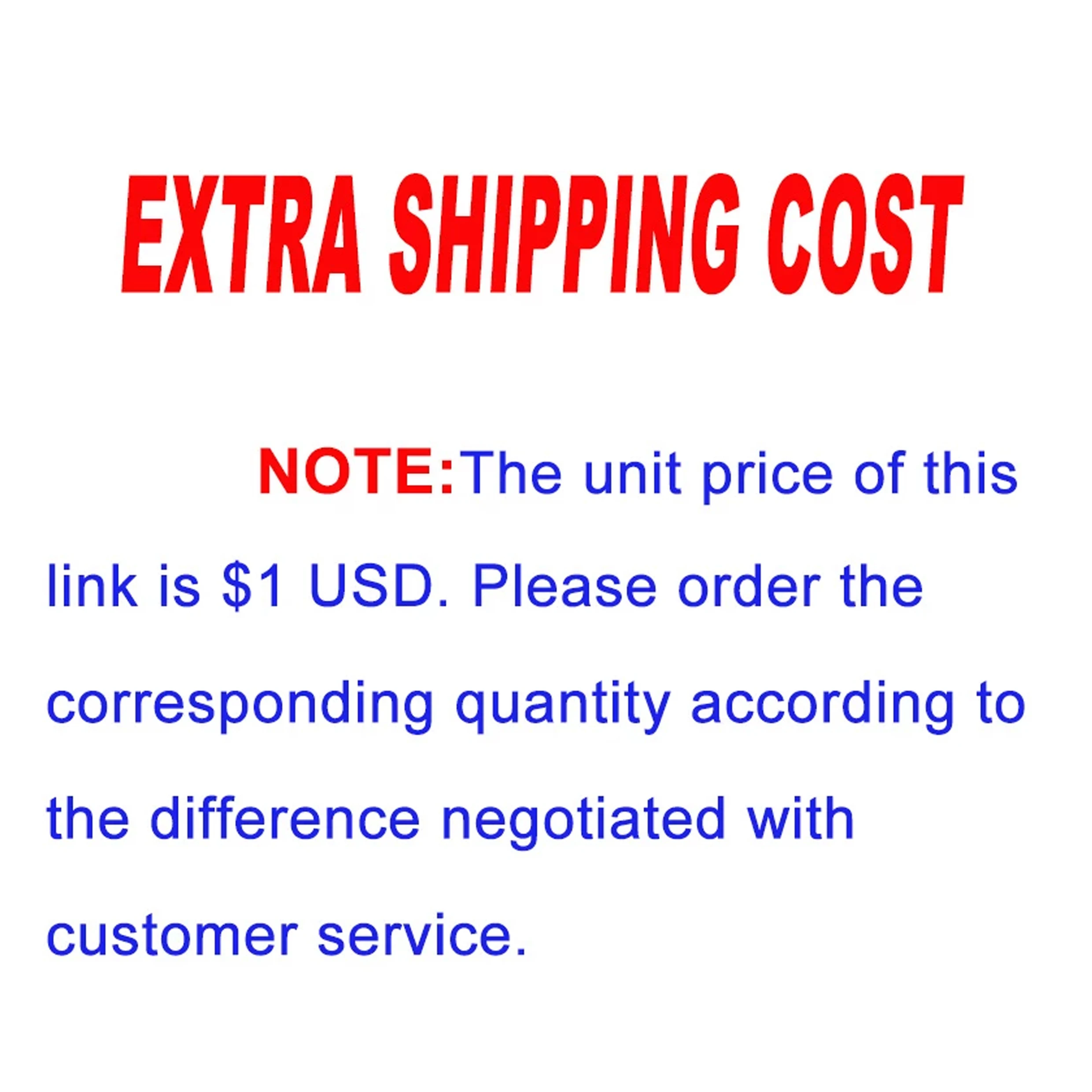 The Extra Fee Shipping Postage Listing Item Difference Dedicated Supplement Damaged Parts Replacement