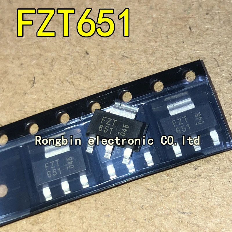 10PCS Transistor FZT651 FZT651TA SOT223 high performance transistor IC