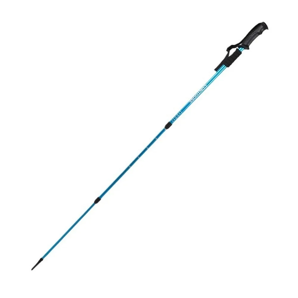 Aluminum Alloy Trekking Pole Single Pack Adjustable Hiking Stick 65-135cm Lightweight Walking Pole Shock Absorbing Handle