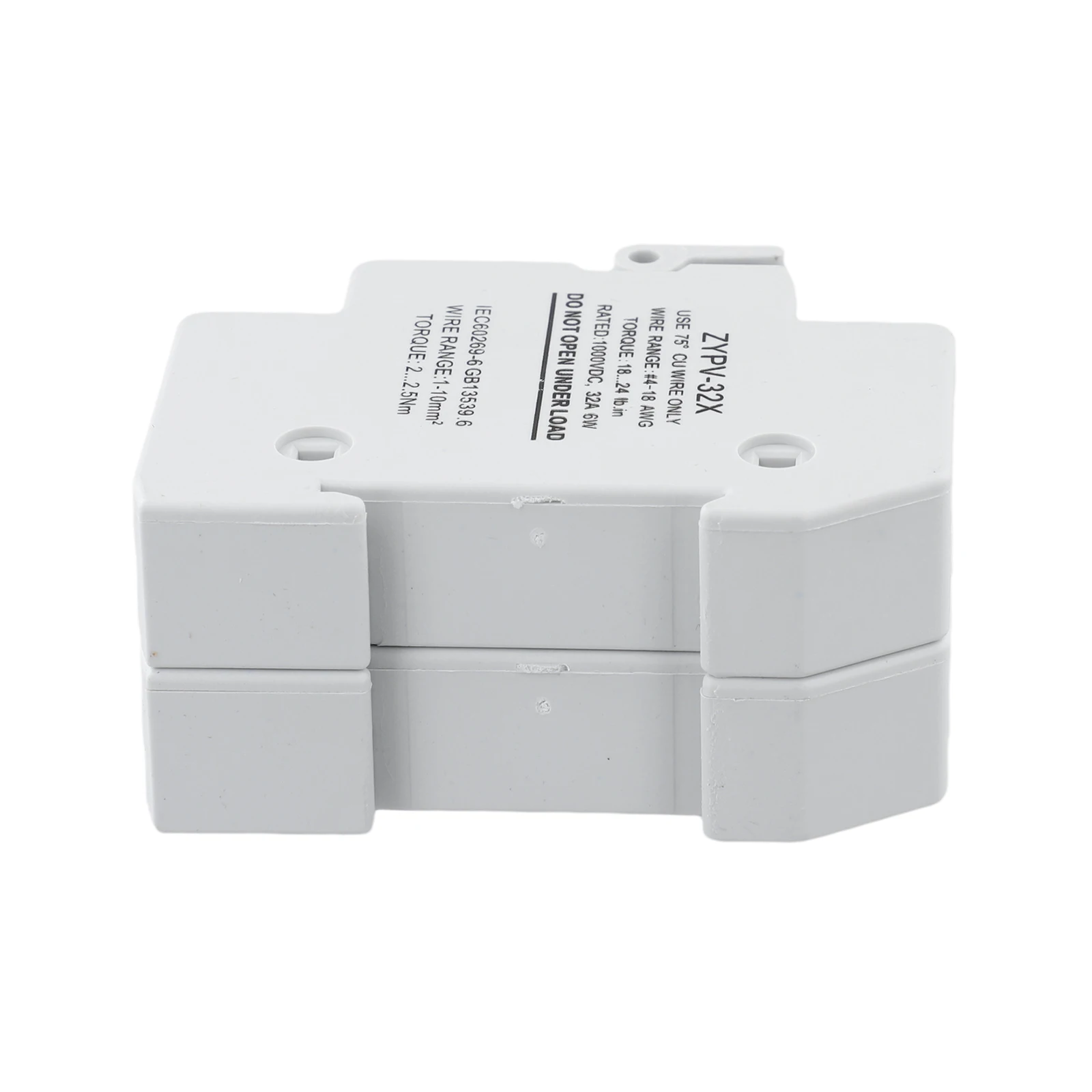 LED Indicator 2P Fuse Holder for Solar Applications 1000V DC Rated Supports 10x38mm Fuses for Optimal Protection