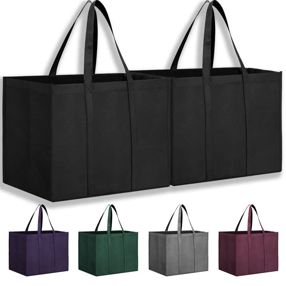 

1pcs Non-woven Eco-friendly Handbag, Simple Portable Shopping Bag, Foldable Large-capacity Storage Handbag, Reusable