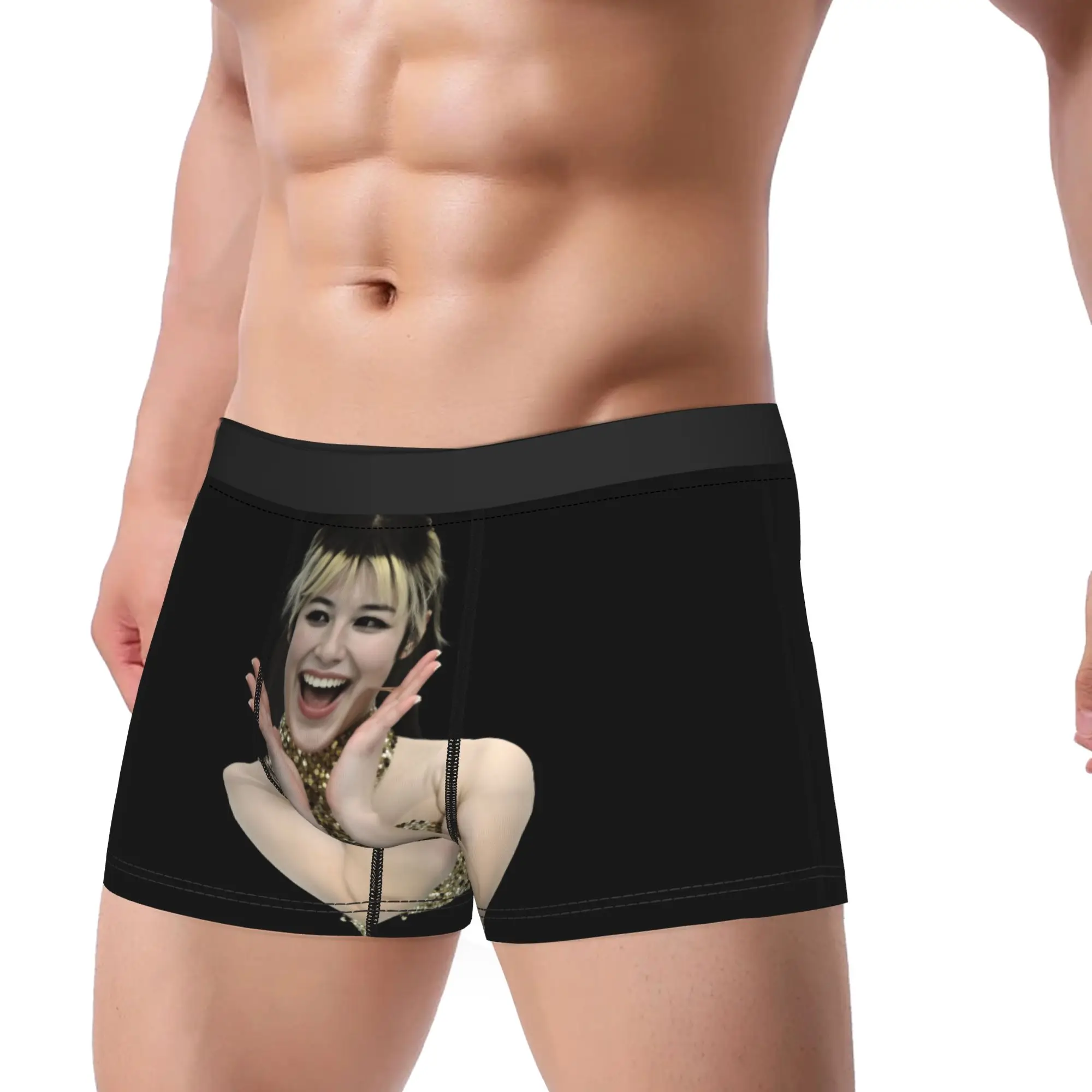 Alysa Liu  Ice Skating Underwear Customs Boxershorts Trenky Male Underpants Breathable Boxer Brief Birthday Gift