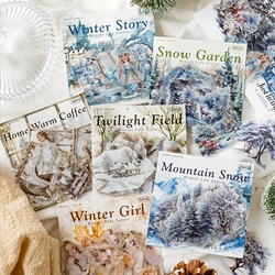 Mr. Paper 6Style 30Pcs/bag winter life series sticker pack DIY material handbook journal card phone case decoration