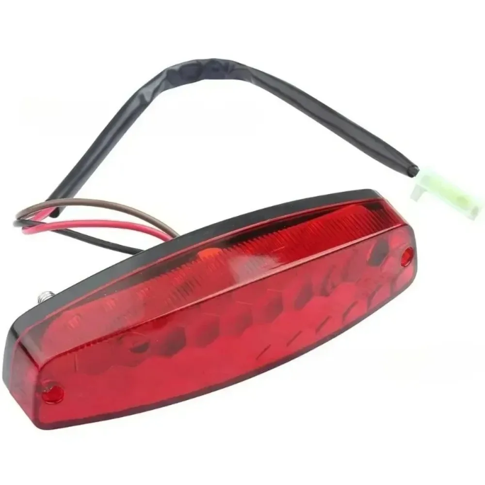 12V Off Road  Motorcycle ATV Beach Bike Accessories Four-wheel Vehicle Rear Brake Light Tail Light LED Brake Stop Tail Light