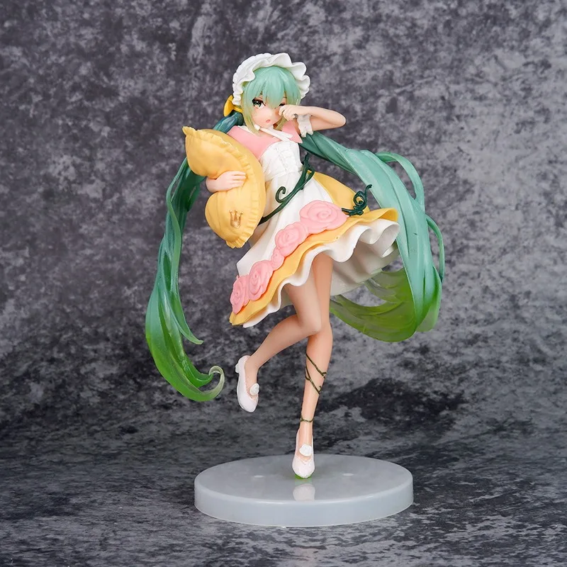 

Hatsune Miku Fairy Tale Wonderland Sleeping Beauty 2D Figure Model Ornaments