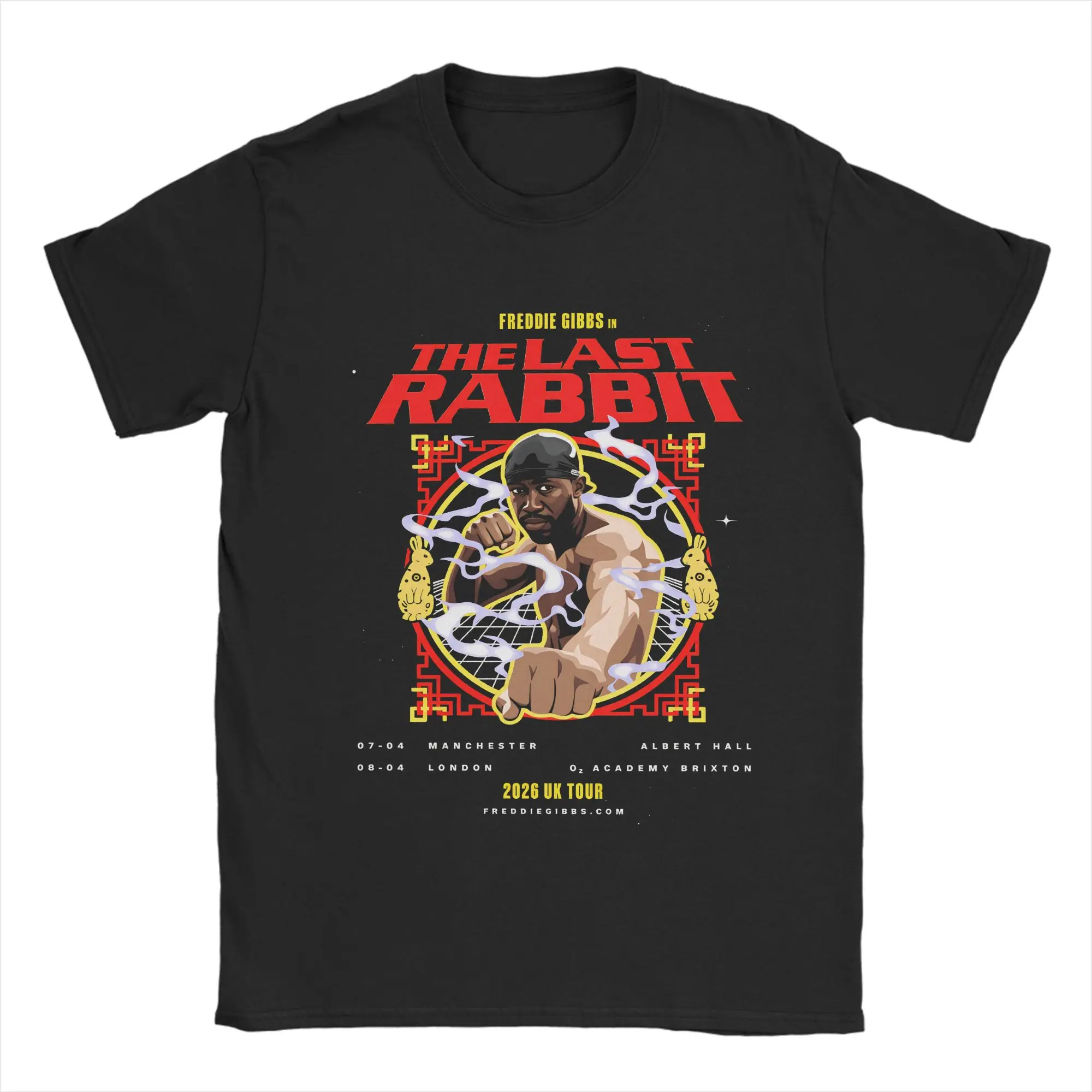 Men's Freddie Gibbs Alfredo Concer T Shirt  Cotton Clothes Vintage Short Sleeve Round Neck Tees Gift Idea T-Shirts