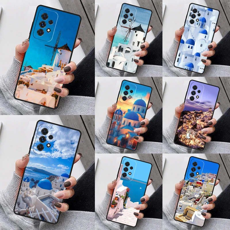 

Чехол для телефона Oia Santorini Greece для Samsung Galaxy S25 S23 S30 S8 S21 S20 FE S24 S22 Note 10 20 S8 Plus lite Ultra