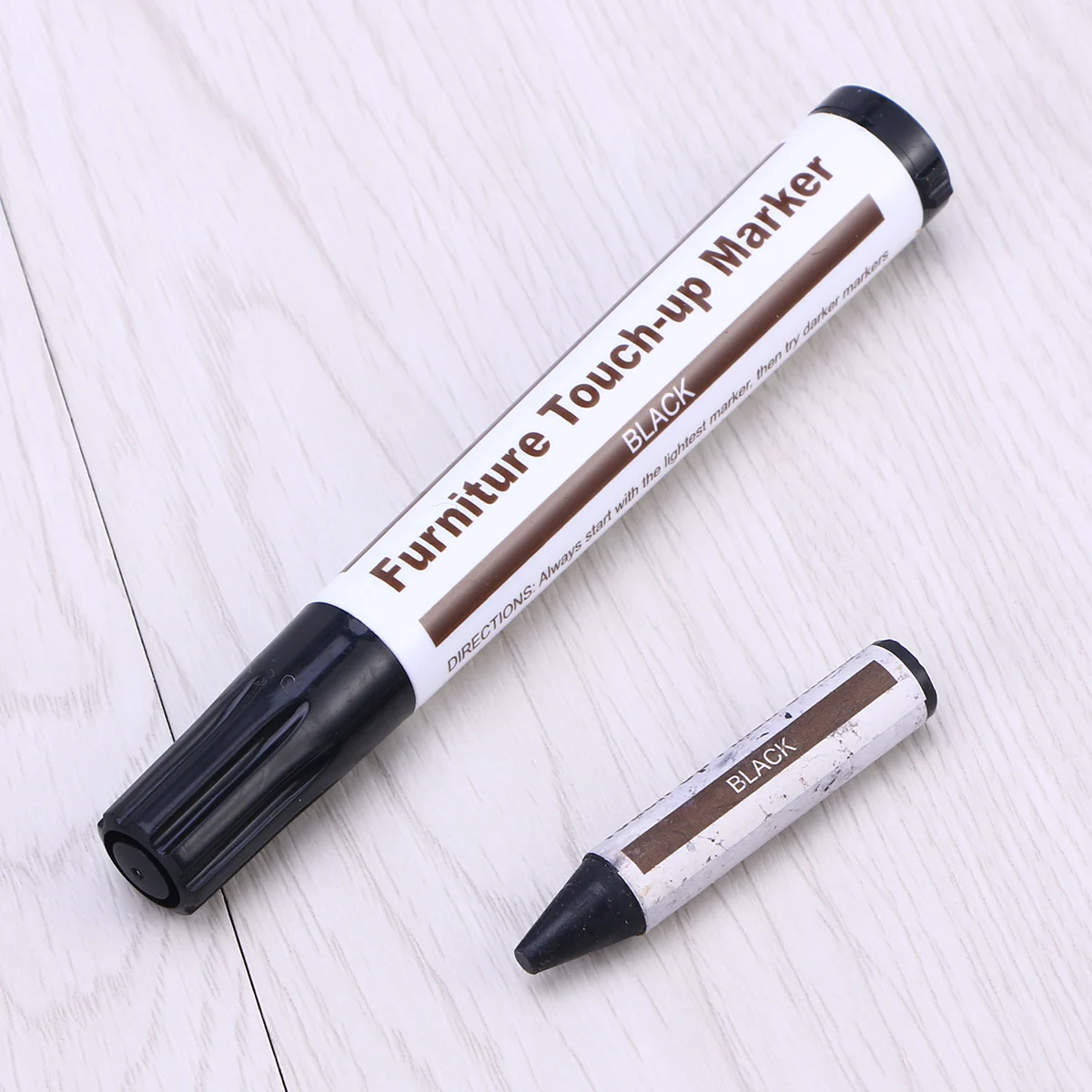 

12pcs Wooden Furniture Repair Kit Concealing Scratches Worn Edges Blemishes Fast Drying Touch Up Marker For Scratch Fixing