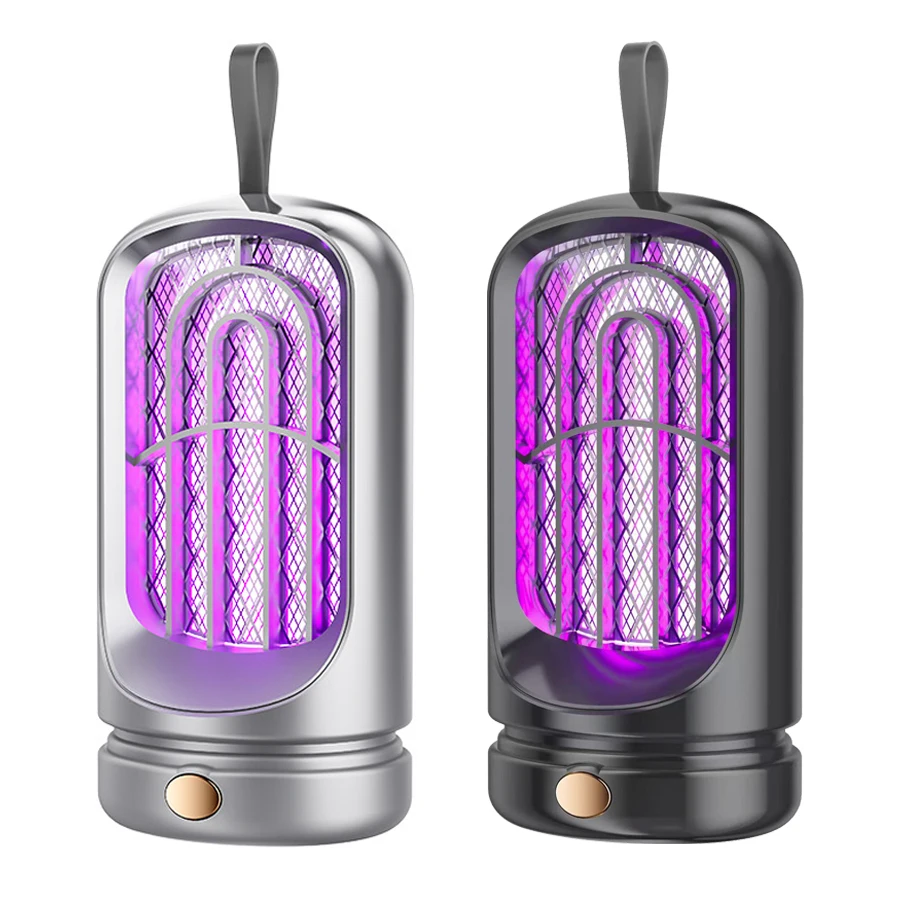 Electric Mosquito Killer Lamp Insect Fly Trap Camping Lantern Outdoor Mosquito Swatter Mute Anti mosquito Repellent Bug Zappers