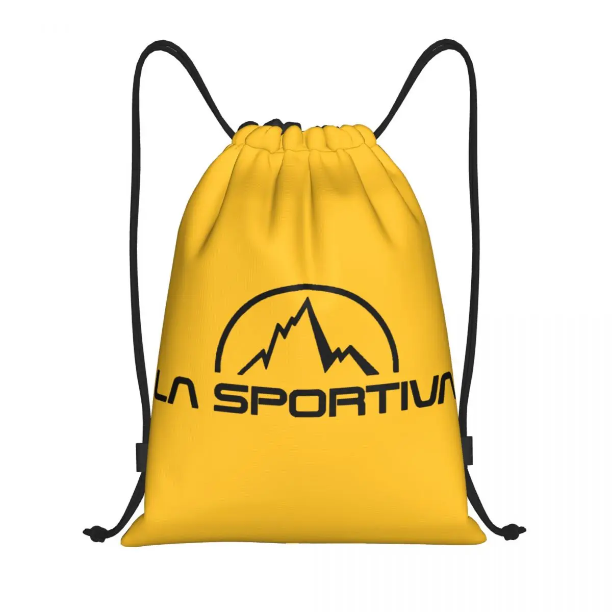 LA Sportiva กระเป๋าเป้สะพายหลังแบบผูกเชือกโลโก้กระเป๋ายิมกีฬาถุงผ้าแบบมีหูรูดกันน้ำสำหรับขี่จักรยาน