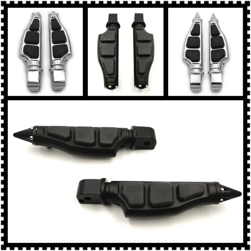 

Motorcycle Parts Black Flat Wing Footpegs for Harley Davidson Passenger 2018-later Softail Slim FLSL Breakout FXBR