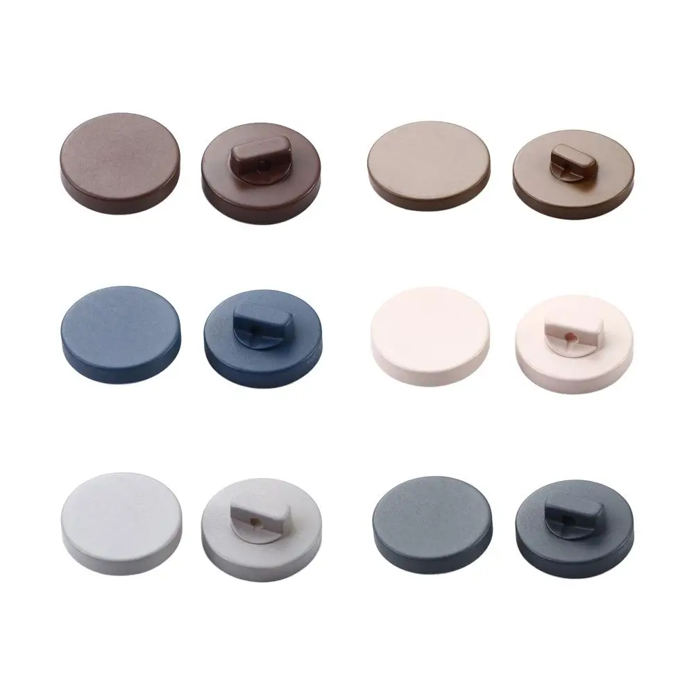 Craft Supplies High-foot White Flat Windbreaker Spray Paint Buttons Resin Shank Button Accessories Decorative Sewing Material