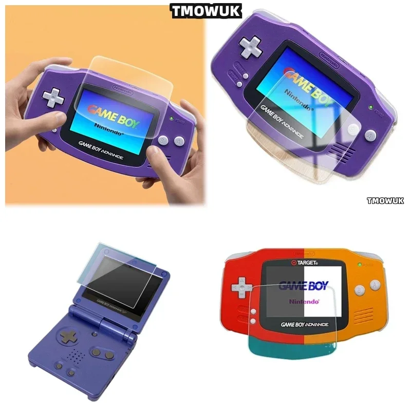 

For Nintendo Game Watch GBP GBA GBC - 9H 2.5D Tempered Glass Screen Protector, Bubble - Free Installation