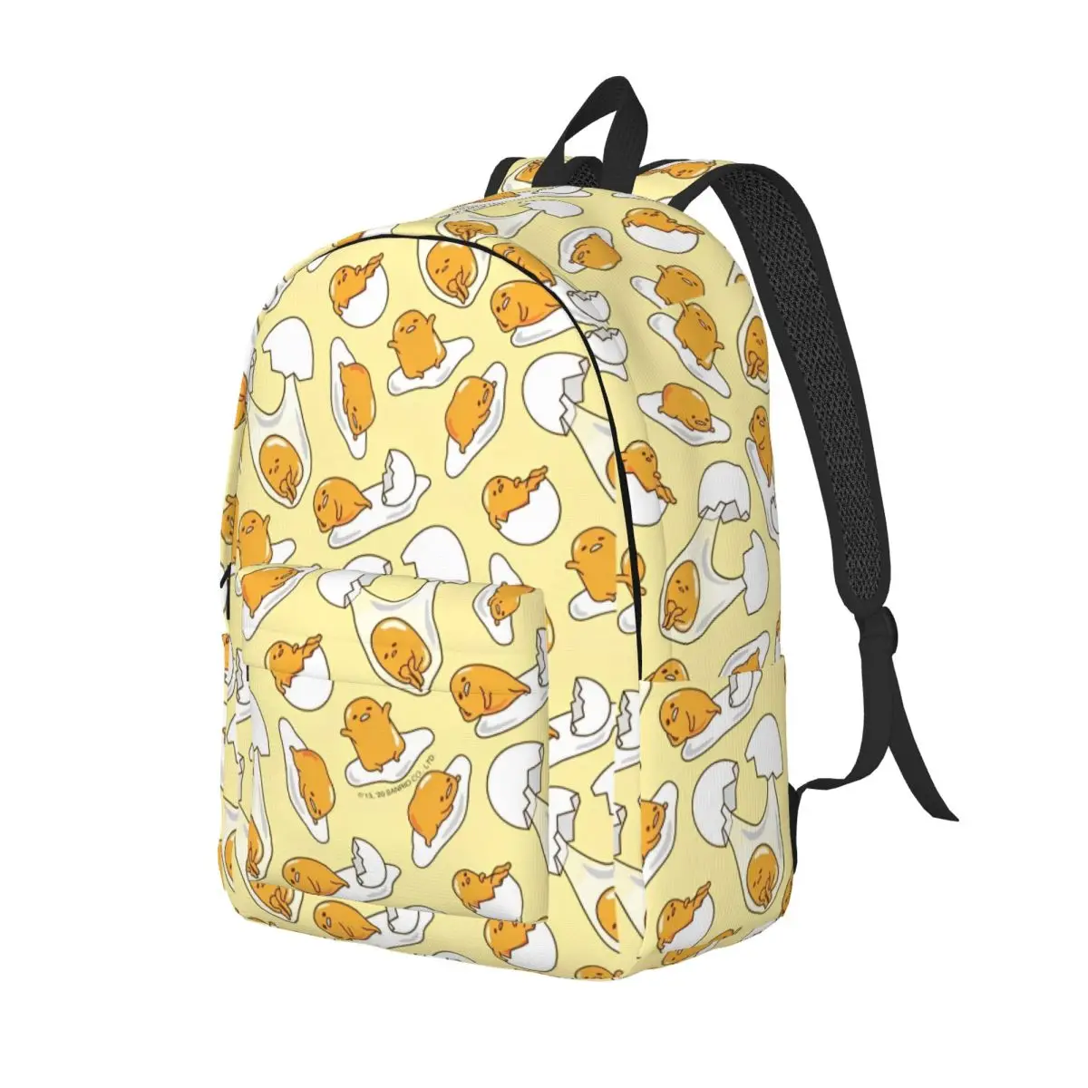 Gudetama per adolescenti Zaino scolastico per studenti Cartone animato Lazy Egg Zaino da viaggio per college medio-alto
