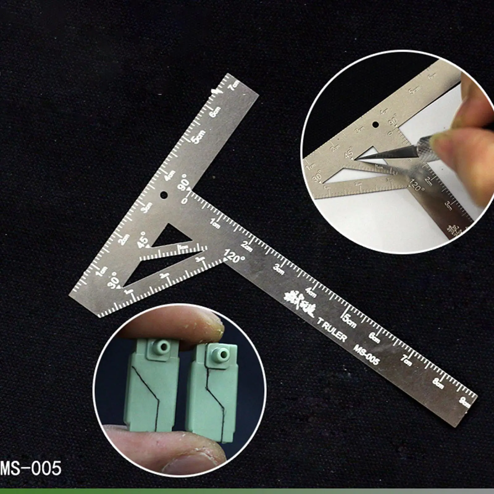 

Hobby Model Transform Cutting Scribed Line, Ruler,Machine Modeling Craft Accs