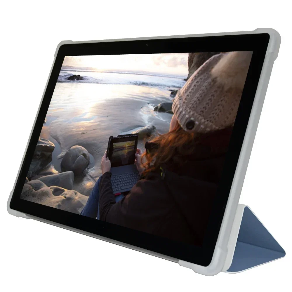 Ultra Thin Three Fold Stand Case For BMAX MAXPad I9Plus 10.1inch Tablet Soft TPU Drop Resistance Cover For i9 plus New Tablet