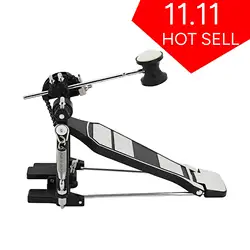 Bass Drum Pedal Easy to Install for Electronic Drums Professional Drum Step on Beater Drum Practice Pedal Percussion Hardware