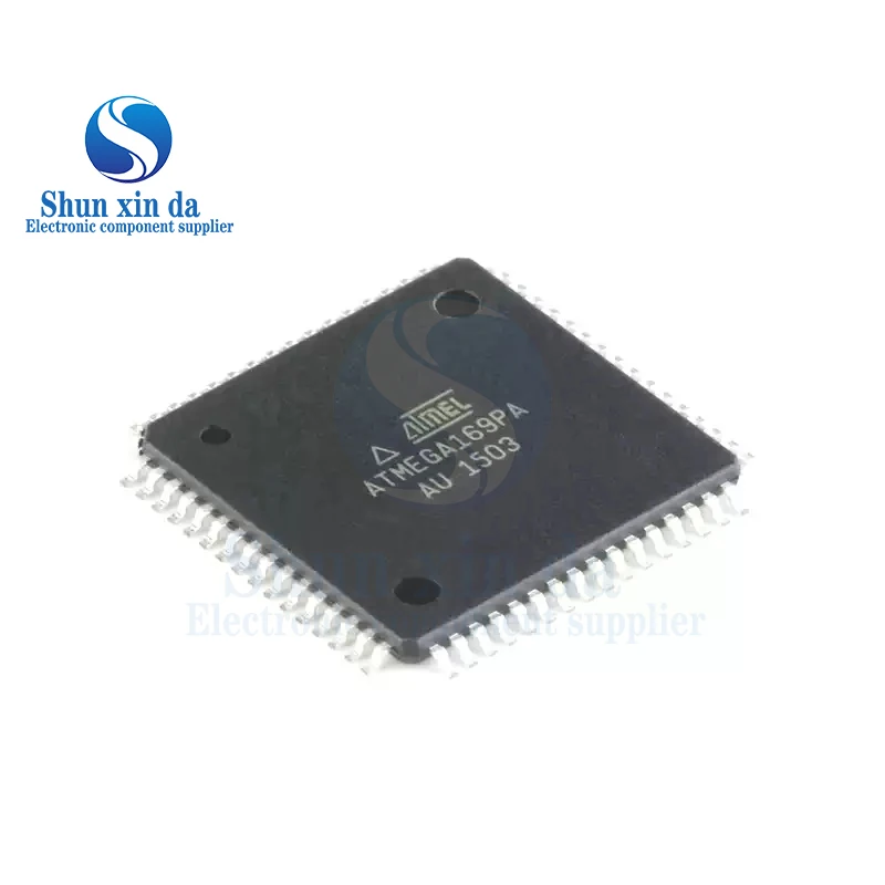 ATMEGA169PA-AUR TQFP-64 ATMEGA169PA-AU ATMEGA169PA ATMEGA169 8bit Microcontrollers MCU AVR XMEGA 384KB FLSH 4KB EE32K SRAM-16MH