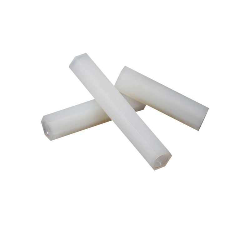 10-50pcs Female To Female Nylon Standoff M2 M2.5 M3 M4 M5*L White Black Pcb Nylon Standoff Spacer Column Plastic Spacing Screws