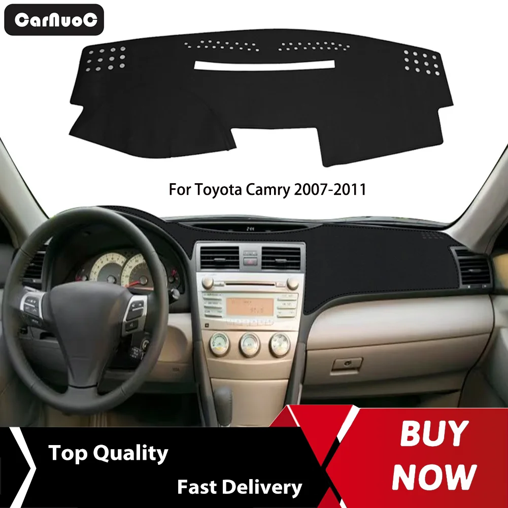 

For Toyota Camry 2007-2011 Anti UV Dashboard Protector Mat Non Slip Sunshade Cover For Car Interior Instrument Panel