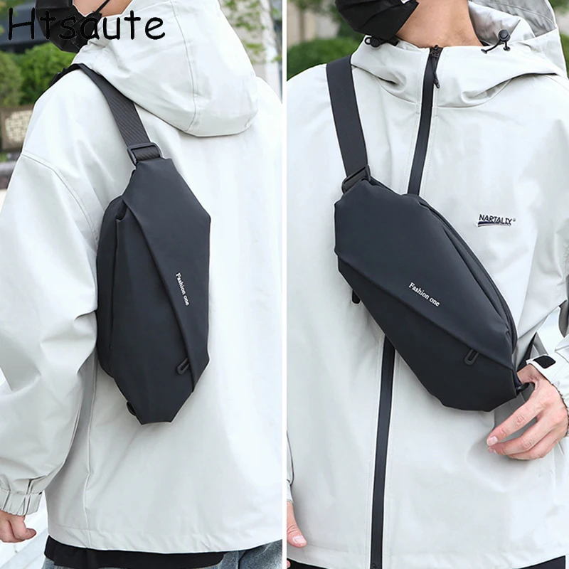 

Vintage Crossbody Bags Oxford Sling Bag Male Fanny Pack Sport Chest Bags for Man Black Shoulder Bags New Fashion Bag