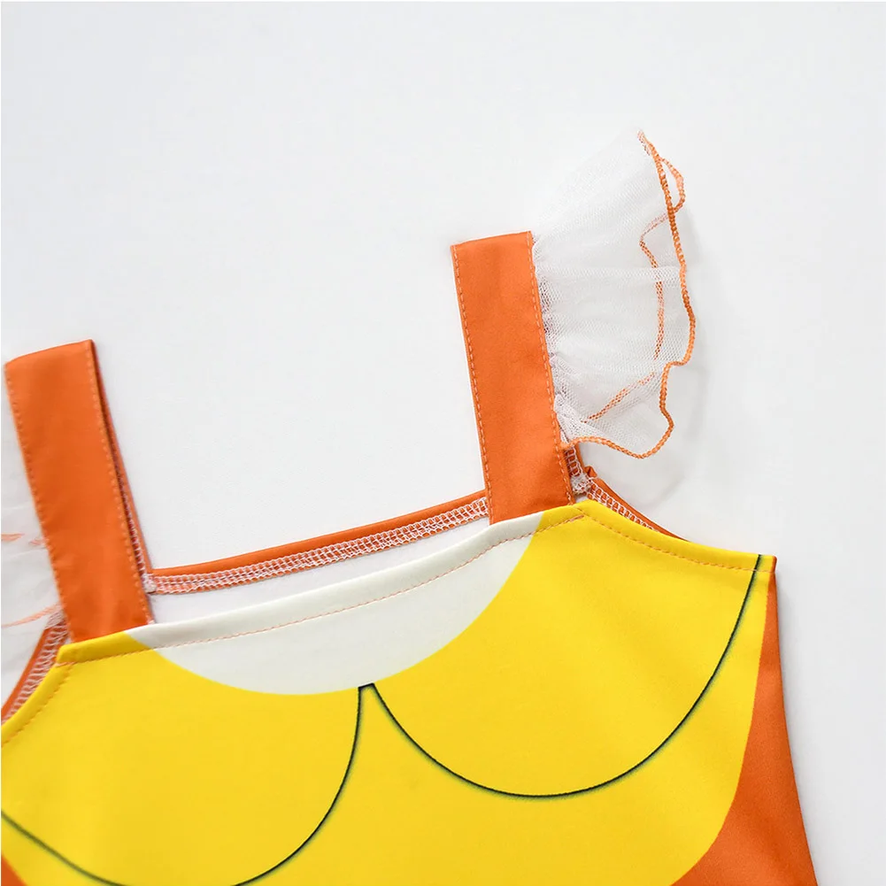 Calamari Gioco Cosplay Costume Bambini Ragazze Vestono Fantasia Gonna da balletto Spettacolo teatrale Gonne da ballo Vestito di carnevale per feste di Halloween