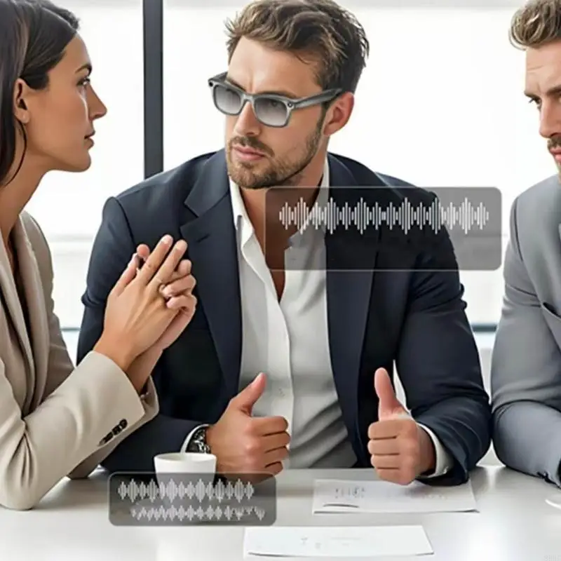 

Hands Easy Small Eyewears with 1080P Video Recording Anti Glares ABS for Everyday 896C