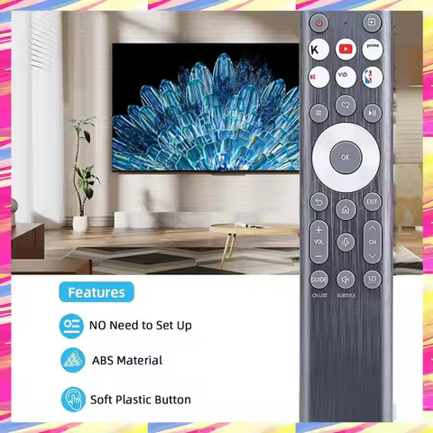 AIAI Remote Control For Hisense TV A7 U8 Series 4K Smart TV 55U7N 65U7N 75U7N Replacement ERF6F80H