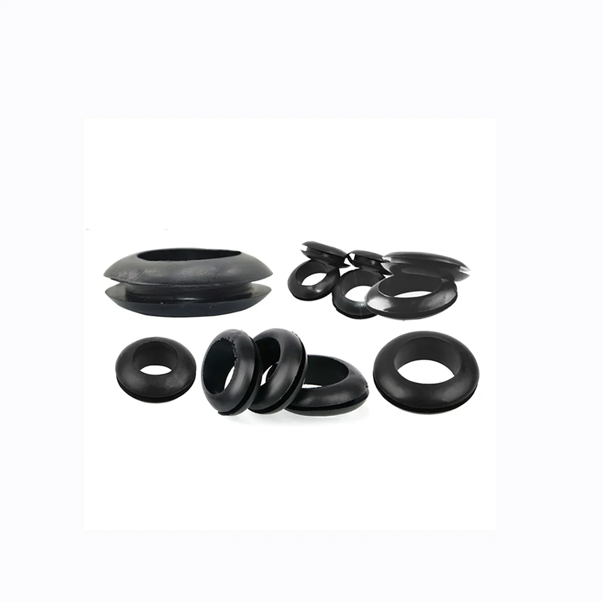 Thickened Version Rubber Double-Sided Protective Ring/Sleeve Through Hole O-Ring Waterproof Sealing Ring