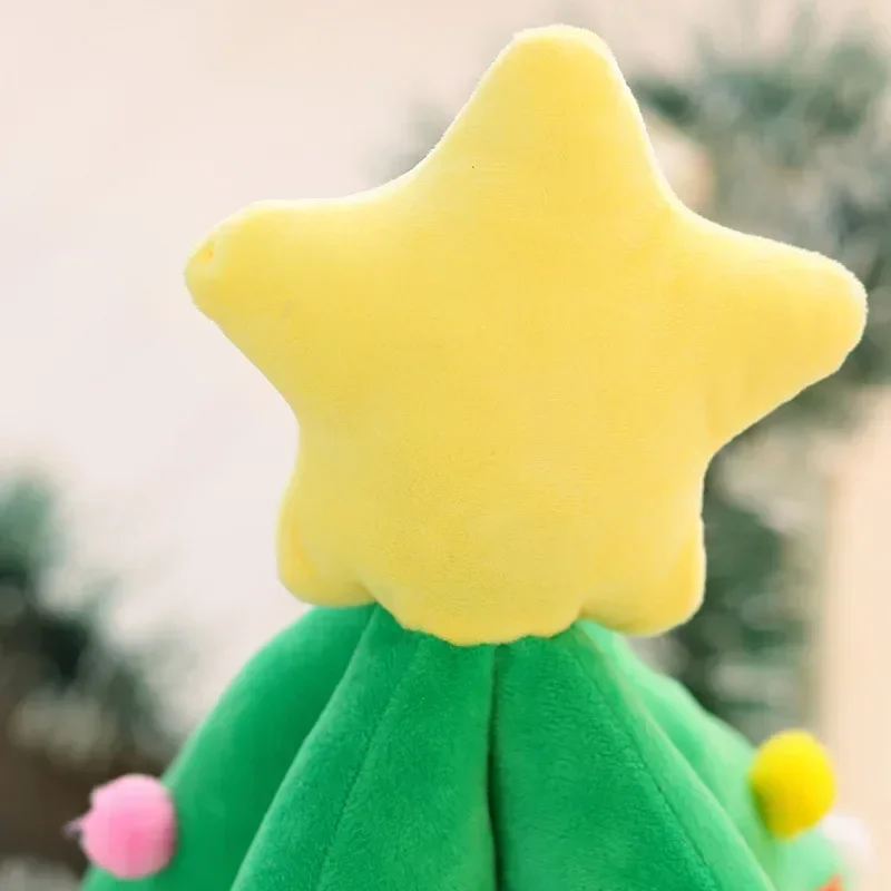 Big size 115cm Christmas tree Stuffed Plush Toy Soft pillow cushion home decoration Santa Claus Presents kids baby gift