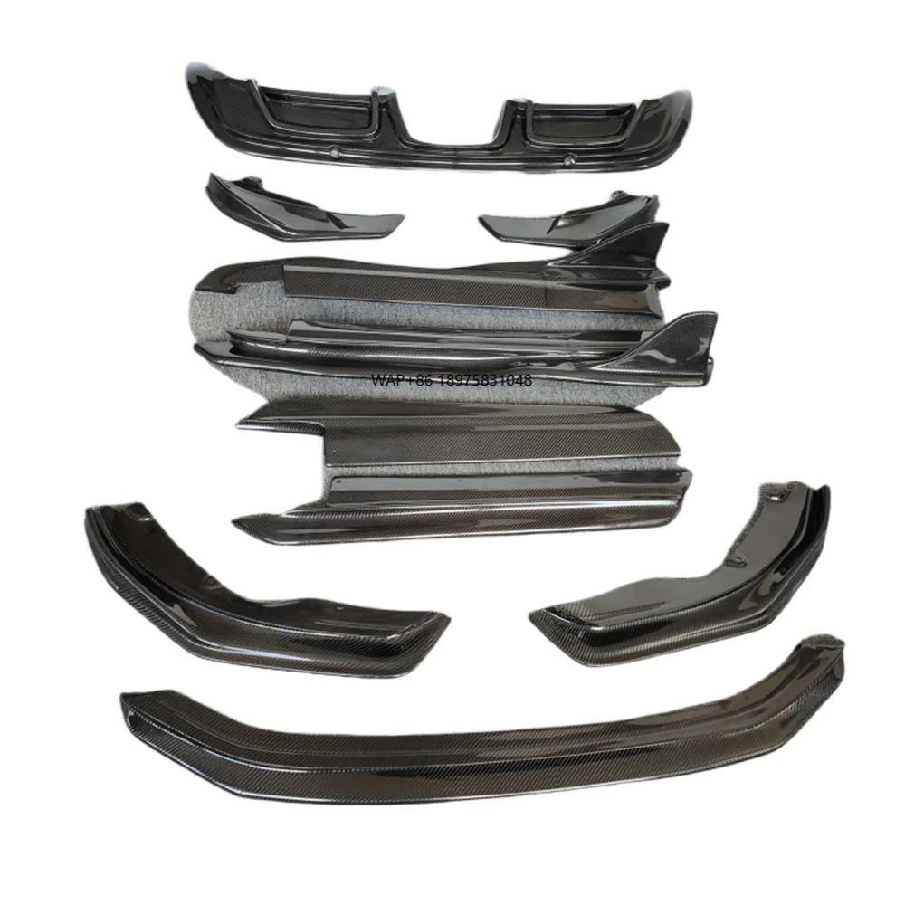 

A-Style Carbon Fiber Body Kit for 718 Cayman Boxster Including Front Lip Side Skirt Rear Diffuser