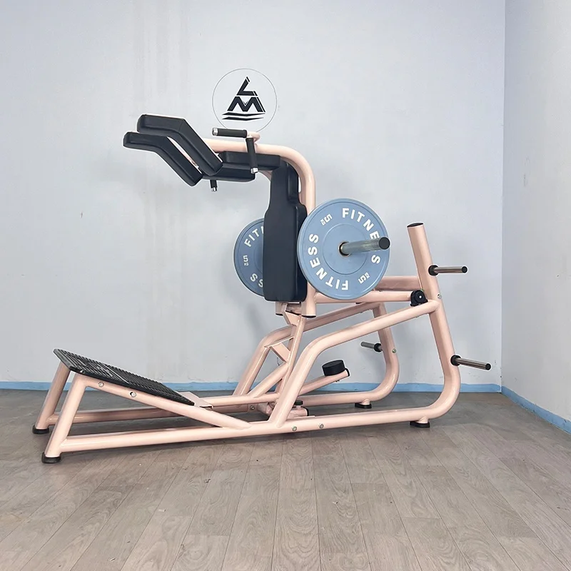 

Commercial Pink Hack Squat Machine Gym Equipment Leg Trainer Hack Squat for Women